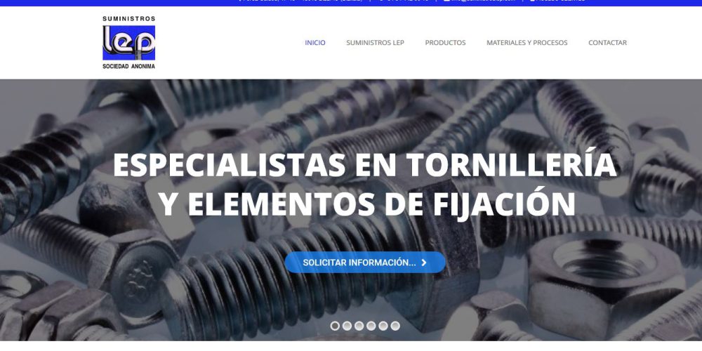 Estrenamos Página Web en Suministros LEP